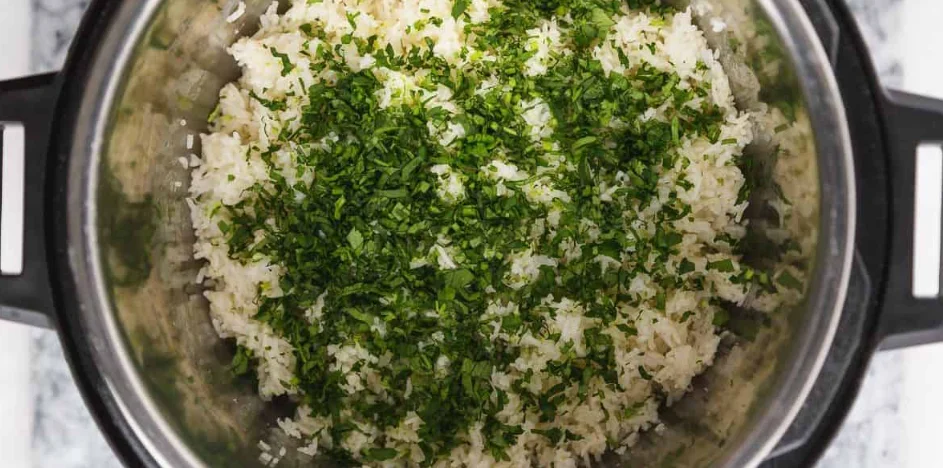 Chipotle Cilantro Rice Cooked