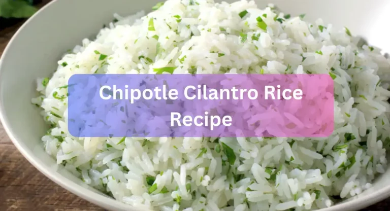 Chipotle Cilantro Rice Recipe Citrusy Meal