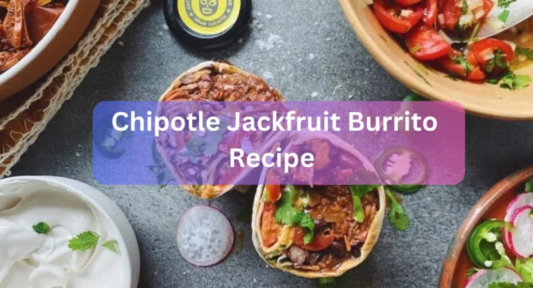 Vegetarian Chipotle Jackfruit Burrito Recipe