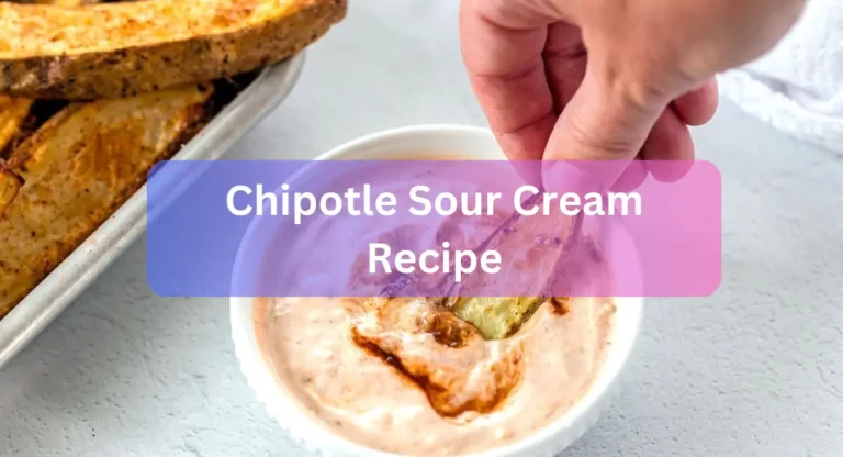 Refreshing Chipotle Sour Cream Recipe