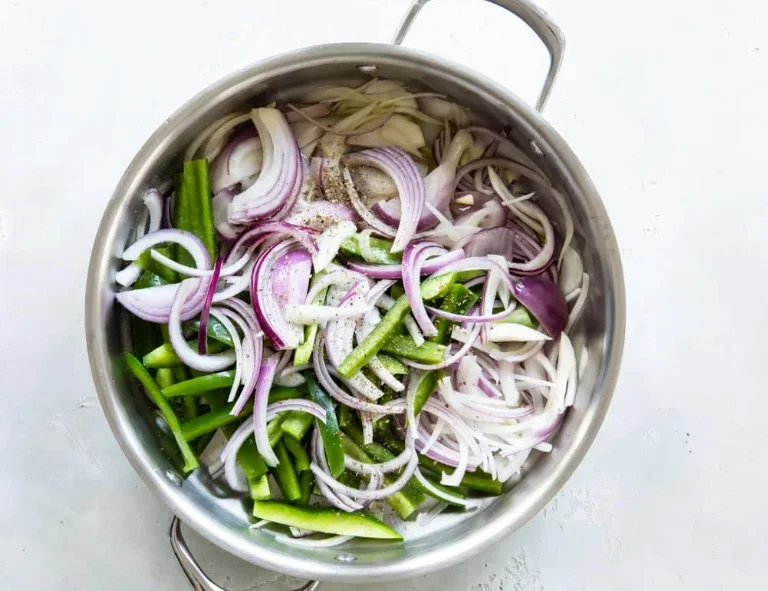 Cooking Fajita Veggies