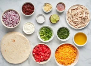 Ingredients for Chipotle Quesadilla (1)