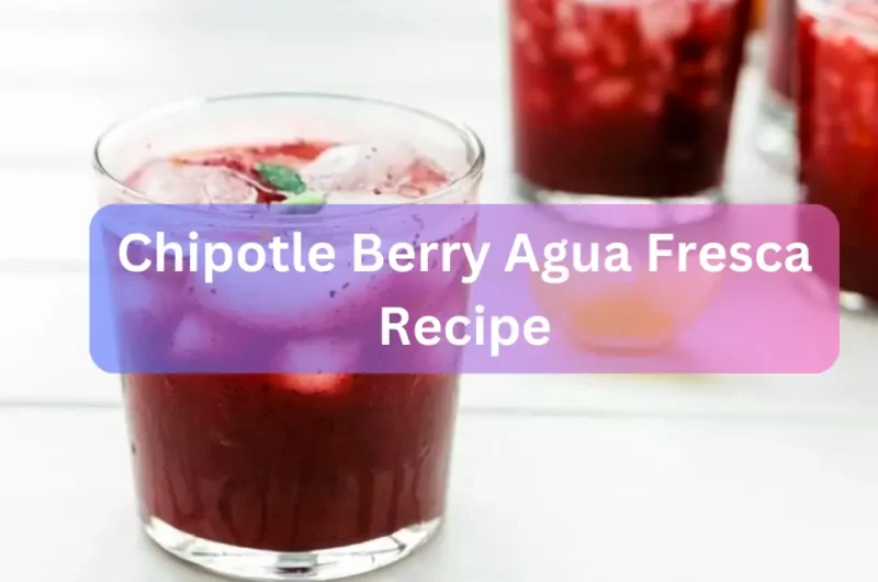 Chipotle Berry Agua Fresca Recipe